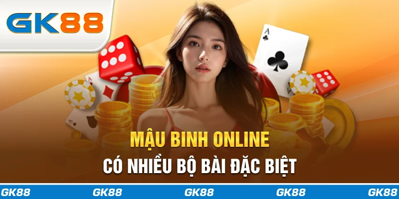 Mậu binh online có nhiều bộ bài đặc biệt